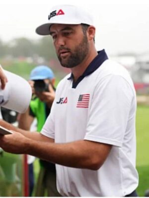 Scottie Scheffler Ryder Cup 2025 White USA T-Shirt