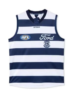 Snoop Dogg Geelong Cats FC AFL Striped Jersey