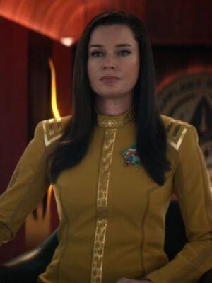 Star Trek Strange New Worlds Rebecca Romijn Yellow Uniform Jacket