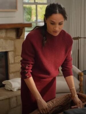 TV-Series With Love Meghan S02 Meghan Markle Burgundy Jumper