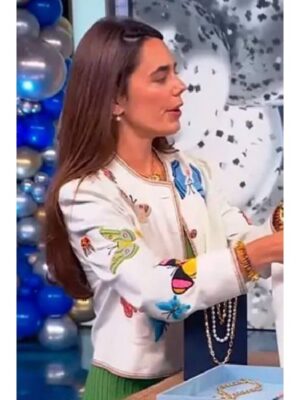 Tamron Hall Show victoria Lampley Butterfly Jacket