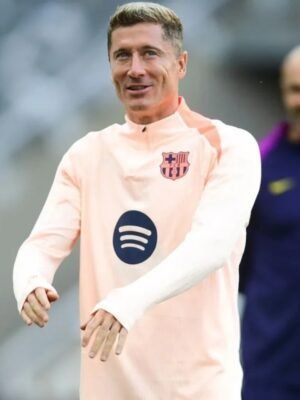 UEFA Champions League Robert Lewandowski Pink Sweatshirt