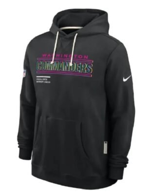 Washington Commanders 2025 Crucial Catch Hoodie In Black