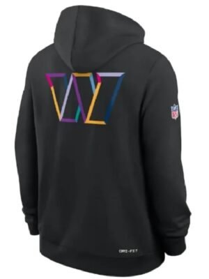Washington Commanders 2025 Crucial Catch Hoodie In Black