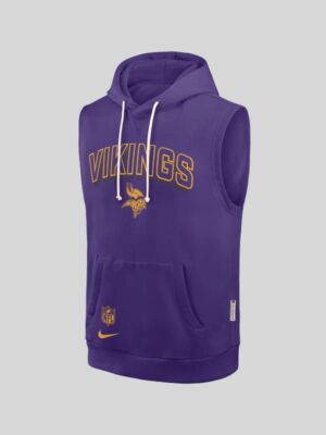J.J. McCarthy Minnesota Vikings Sleeveless Hoodie