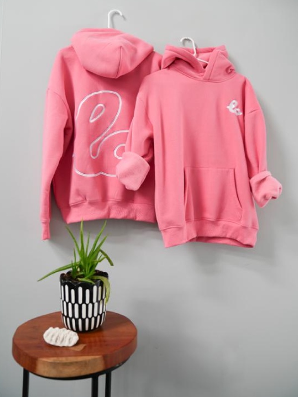 Lola Winters Pullover Oversized Hoodie Pink