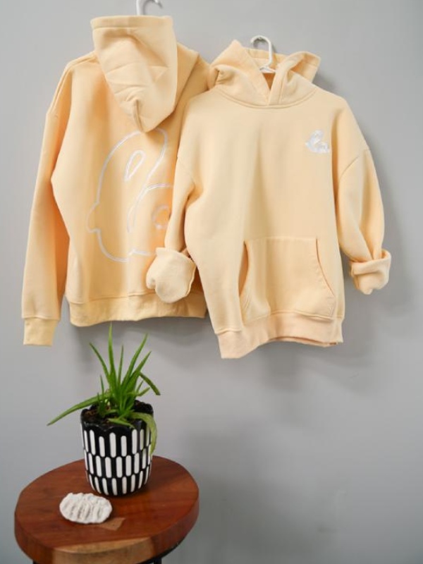 Lola Winters Pullover Oversized Hoodie Yellow