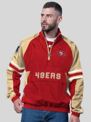 San Francisco 49ers Starter Prospect Half-Zip Jacket