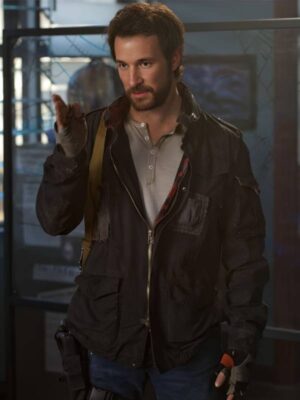 TV-Series Noah Wyle Falling Skies Tom Mason Cotton Black Jacket