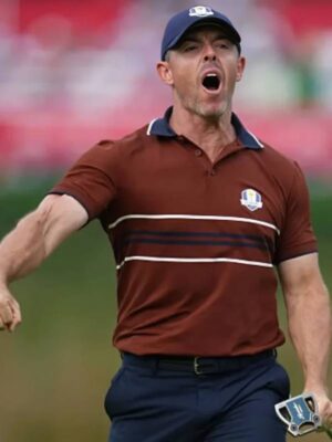 Team Europe Ryder Cup 2025 Brown Polo T-Shirt (1)