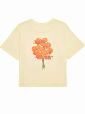 Thank You For The Lovely Bouquet Cropped T-Shirt