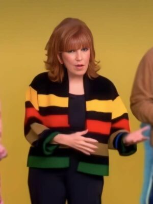 The View 2025 Joy Behar Multicolor Striped Jacket (1)