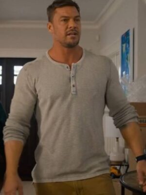 2025 Movie Playdate Alan Ritchson Off White T-Shirt