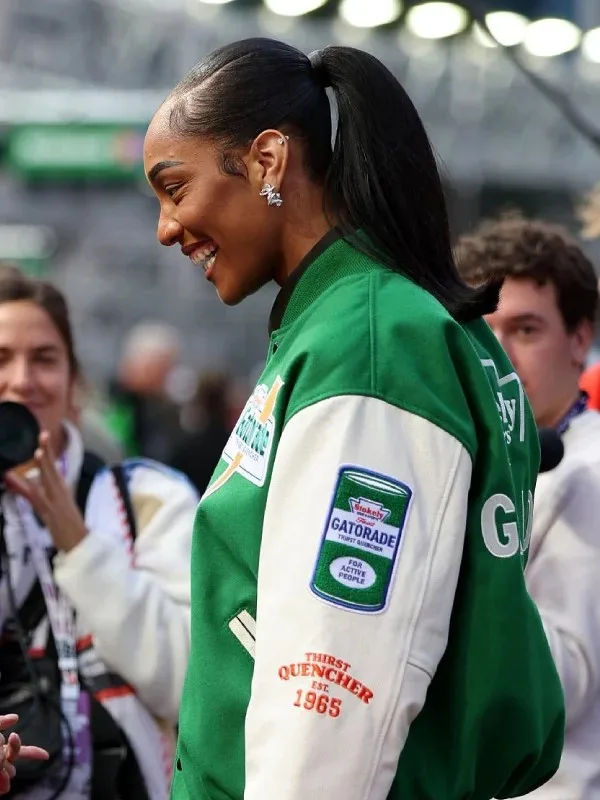 A’ja Wilson Gatorade Green Varsity Jacket