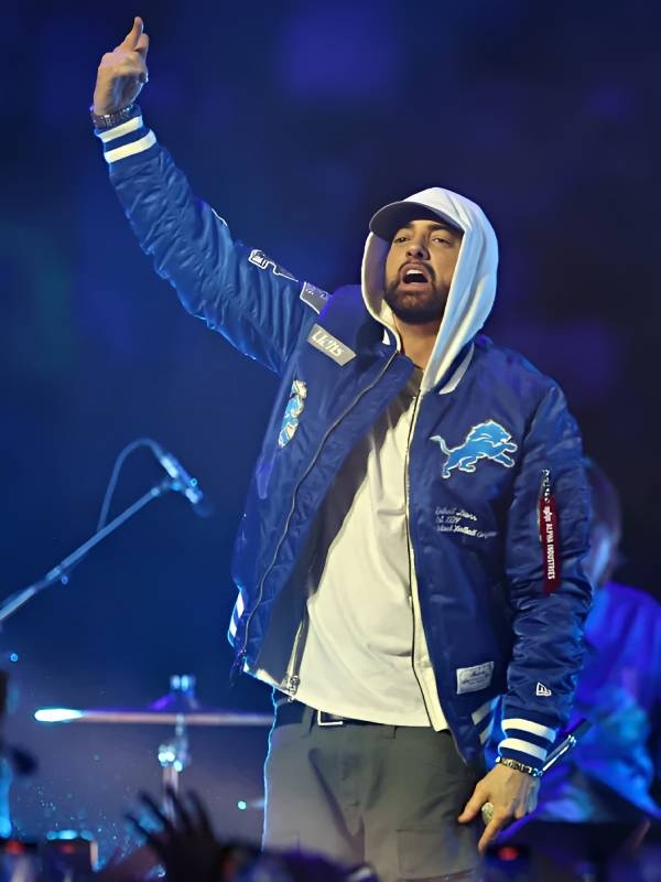 Eminem Thanksgiving Lions Jacket