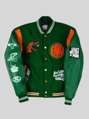 Florida A&M University Green Varsity Jacket
