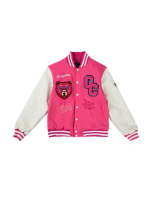 Gag City Pink Varsity Jacket