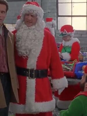 Jim Belushi Jingle All the Way Santa Coat in Red
