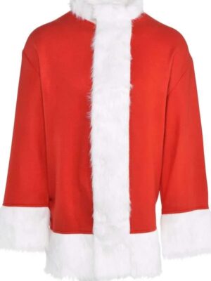 Men Santa Red Costume Jacket