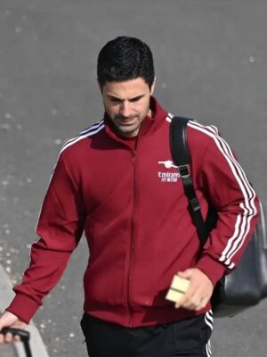 Mikel Arteta Champions League 25_26 Maroon Jacket