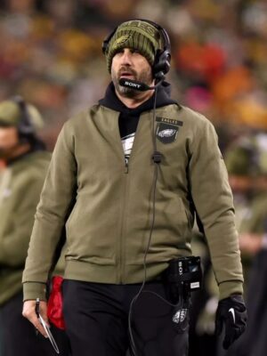 Nick Sirianni Eagles Salute To Service Green Jacket