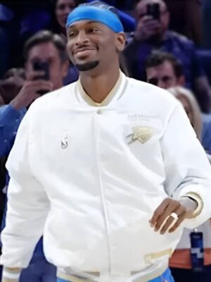 Oklahoma City Thunder 2025 Finals NBA Champions Banner Raising Ceremony Jacket