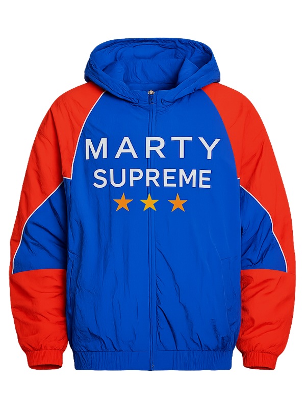 Recreated - Supreme Marty Blue and Orange Jacket with Hood