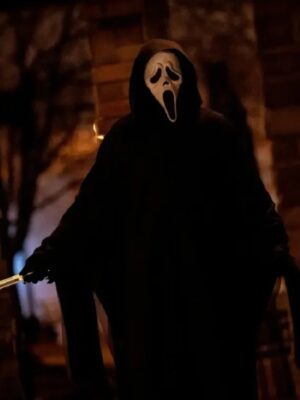 Scream 2026 Ghost Black Hooded Costume