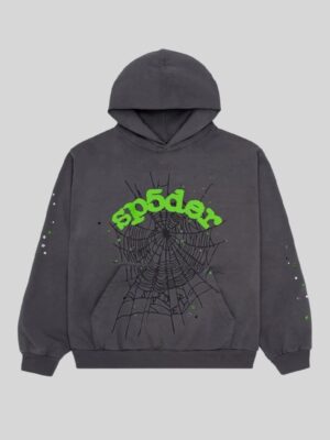 Sp5der Wait Web Grey Hoodie