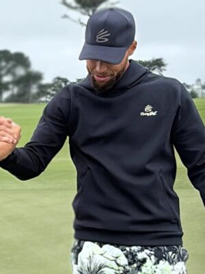 Stephen Curry Golf Flower Black Hoodie