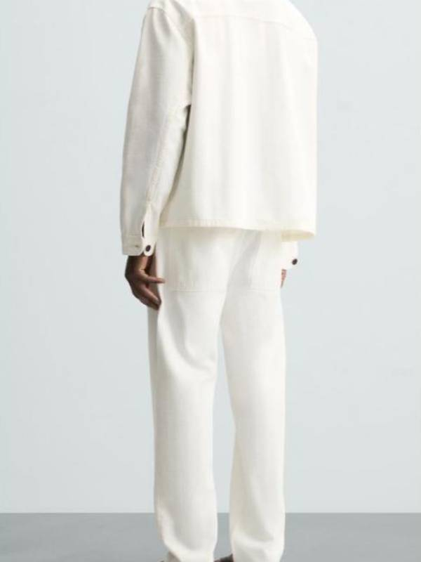 TV Show The Voice Season 28 Conrad Khalil Jacket - White