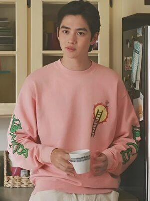 The Summer I Turned Pretty S02 Steven Pink Fleece Sweatshirt