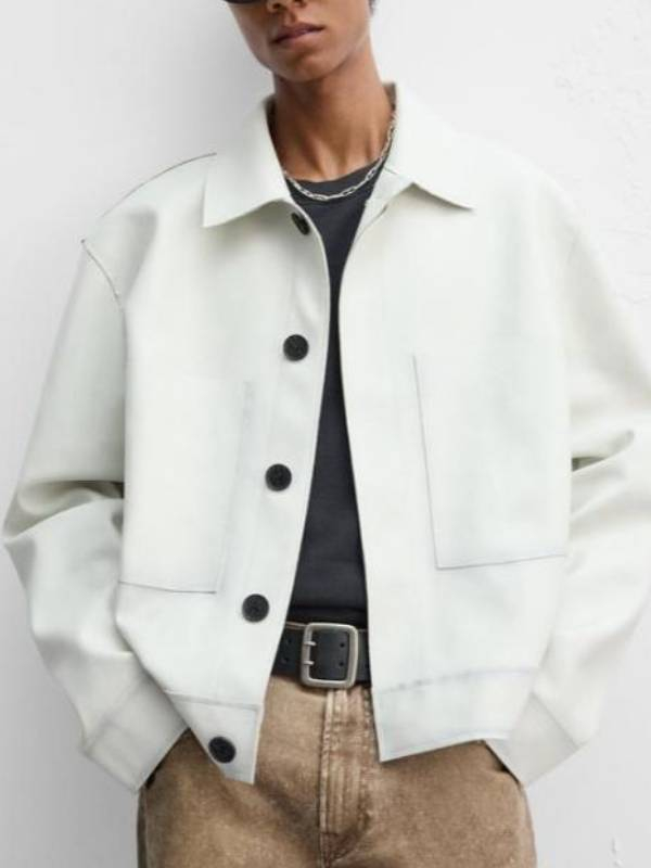 The Voice Conrad Khalil White Jacket