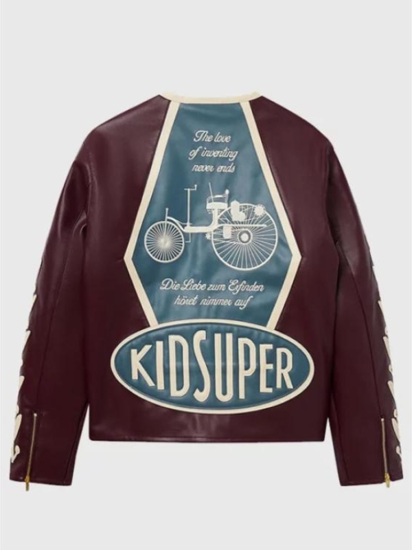 2025 KidSuper x Mercedes Benz Racer Jacket Brown