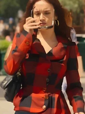 2025 The Girlfriend Olivia Cooke Red Check Blazer