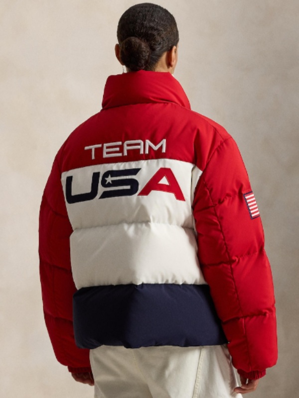 2026 Team USA Olympics Opening Ceremony Puffer Red Jacket