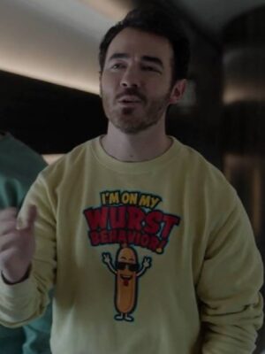A Very Jonas Christmas Kevin Jonas I’m On My Wurst Behavior Sweatshirt