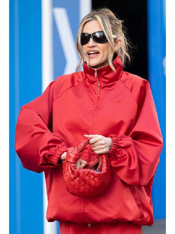 Boarding the Heart Breakfast Christmas Party Ashley Roberts Jacket