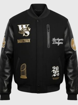 Dodgers World Series 2025 Back To Back Varsity Jacket