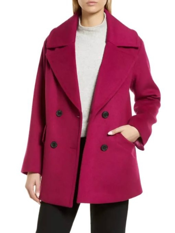 General Hospital 2025 Kristen Vaganos Pink Peacoat