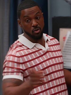 House of Payne S14 Calvin Payne Red Print Polo Shirt