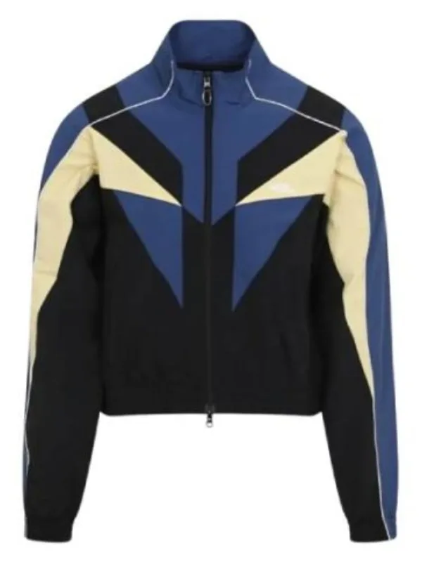 I Love LA S 01 Mimi Rush Blue Colorblock Track Jacket