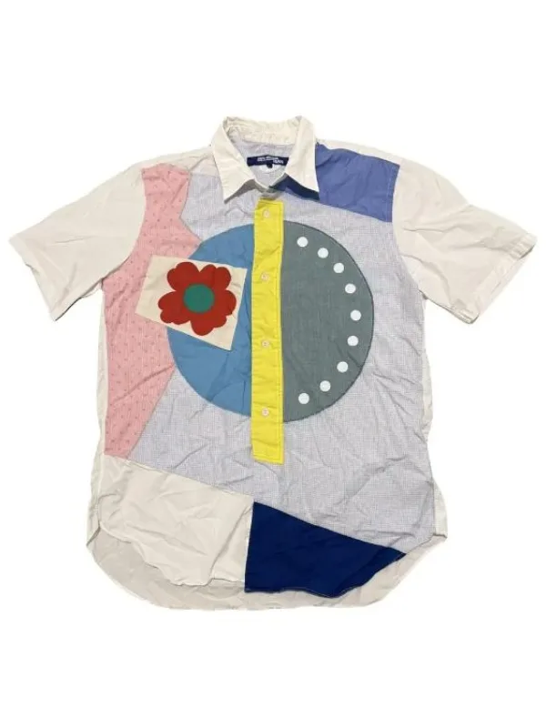 I Love LA S1 Multicolor Patchwork Shirt