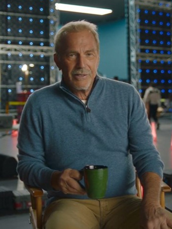 Kevin Costner Presents The First Christmas Kevin Costner Sweatshirt Blue