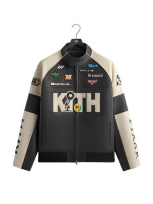 Kith Disney Pixar Dejan Leather Zipper Jacket