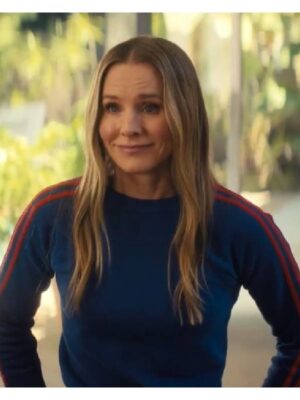Kristen Bell Nobody Wants This S2 Red Striped Sweater