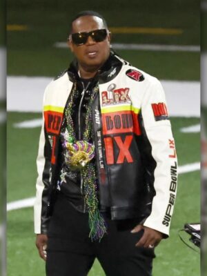 Master P Super Bowl LIX Leather Zipper Jacket