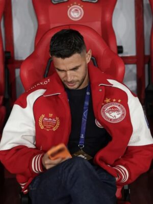 Olympiacos Champions League Varsity Jacket