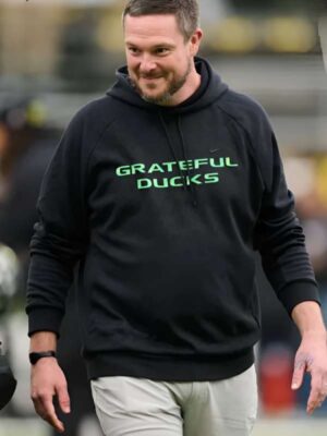 Oregon Ducks Grateful Dead Black Pullover Hoodie