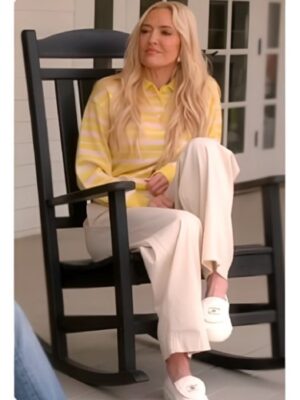 Real Housewives of Beverly Hills S15 Erika Jayne Stripe Polo Shirt